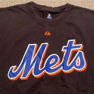 Men’s Majestic New York Mets Johan Santana Jersey T-Shirt - Size M